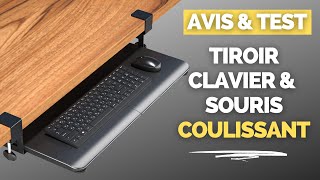 Test du Tiroir Clavier  Souris Coulissant Bontek Pour Bureau 🖱️⌨️ AVIS ⌨️🖱️ [upl. by Ellimaj]