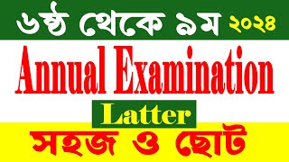 Informal letter to father about your preparation for the annual exam letter  letter writing [upl. by Adnalram]