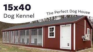 Perfect Dog House  15x40 Kennel [upl. by Wilmette443]