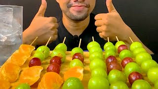 ASMR FRESH FRUIT CHOCOLATE NUTELLAASMR FRESH FRUIT WAFERS AND STRAWBERRY CAKE MUKBANG ASMR And TANG [upl. by Breskin]