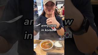 🇰🇷How to eat army stew budae jjigae korean [upl. by Heidi]