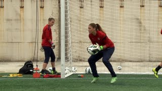 Inside the Lines US WNT Goalkeepers in Foxborough Mass [upl. by Brittni]