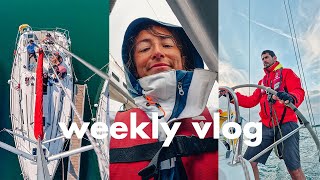 On prend le large  2 semaines de formation à la voile  weekly vlog [upl. by Niamor]