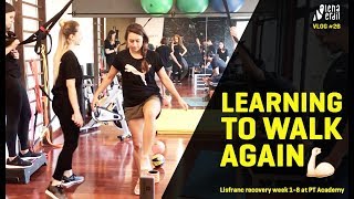 VLOG26 Learning to walk again Lisfranc recovery week 18 at PT Academy [upl. by Devonna]