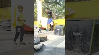 Front Flip practice tutorial frontflip shorts flip tutorial [upl. by Stevens]