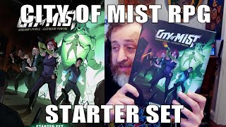 City of Mist RPG Starter Box ReviewUnboxing  Nerd Immersion [upl. by Chretien527]