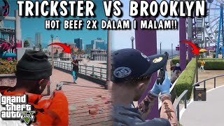 GANG WAR TR VS BROOKLYN HOT BEEF 2X DALAM 1 MALAM  GTA V ROLEPLAY [upl. by Pastelki]