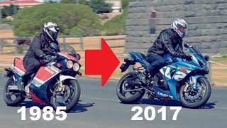 Suzuki GSXR History 1985  2017  Evolution of a SuperBike [upl. by Barden]