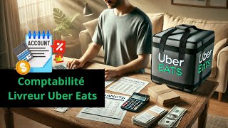 La comptabilité du Livreur Uber Eats livre des recettes URSSAF TVA Compte bancaire [upl. by Helbonnas684]