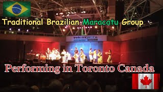 Brazilian Maracatu Group performing in Toronto Canada  Westjet Stage  Expressions of Brazil [upl. by Curry]