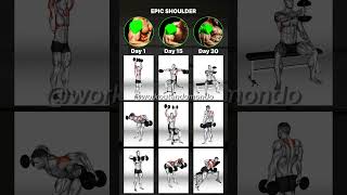 30DAY EPIC SHOULDER WORKOUT CHALLENGE Build Stronger Shoulders [upl. by Dlaniger]