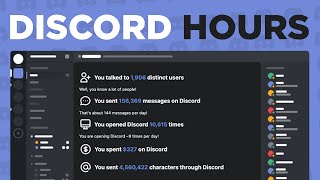 How to check Discord Hours and much more [upl. by Lisan]