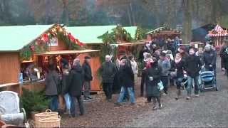 Weihnachtsmarkt 2014 auf Schloss Merode [upl. by Imoyn]