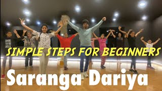 Saranga Dariya Song  Simple steps For Beginners  SK dance floor group [upl. by Jit510]