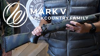 Weatherby Mark V Backcountry 20 Family [upl. by Rojam871]