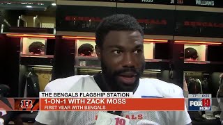 Bengals new RB Zack Moss talks about coming to Cincinnati [upl. by Suivatnom]