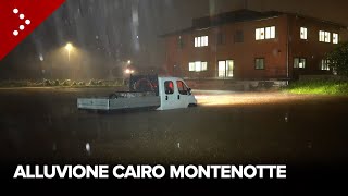 Alluvione a Cairo Montenotte Savona il Bormida esonda 2 volte Allagamenti a Carcare e Altare [upl. by Neira]