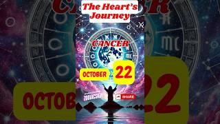 CANCER October 22  CancerThe Heart’s Journey  ZodiacSign Short Shorts astrology [upl. by Kimmie]