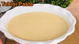 Easy Home Made Tahini  Healthy Salad Dressing  Tahini For Hummus  Taste Assured [upl. by Rosario]