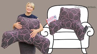 😊✔ RELAX Cushion For Back  How To Make Rest Cushion  DIY CUSHION [upl. by Elletnahs]