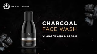 Charcoal Face Wash for Men I Skin Brightening Face Wash I The Man Company [upl. by Sidnee]