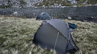 Nortent Vern 1 amp Hilleberg Soulo  Llyn Camp in Ogwen Valley [upl. by Carney]