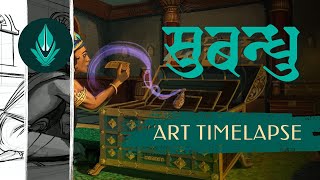 SUBANDHU सुबन्धु I Mauryan Empire Art  Timelapse [upl. by Cirala]