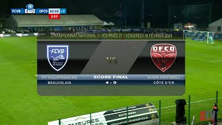 Foot  FCVB vs Dijon FCO  16022024 [upl. by Etsirhc]