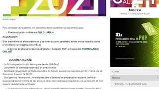 Tutorial Inscripciones [upl. by Sivram]