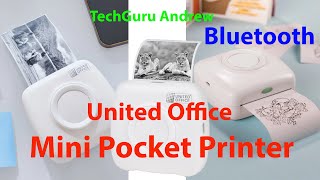 United Office Mini Pocket Printer [upl. by Eile]