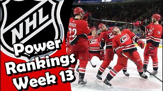 NHL Power Rankings Week 13 [upl. by Oetam]