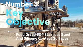 Stainless Steel Pneumatic Conveyor For Peanuts [upl. by Sale]