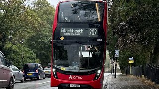 SK70 BUUArriva London 70Reg ADL Enviro400H MMC [upl. by Hisbe]