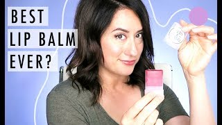 OLIO E OSSO Tinted LIP BALM Review  Before amp After [upl. by Fillian336]