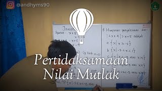 Pertidaksamaan Nilai Mutlak Kelas 10 [upl. by Kozloski]