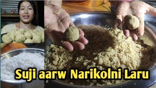 Coconut Suji laddu recipe  Swdwm Family Vlog [upl. by Svensen]