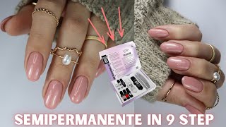 TUTORIAL SEMIPERMANENTE IN 9 STEP per principianti ✨ [upl. by Yrreiht]