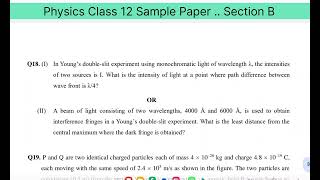 Q18 in young double slit experiment using monochromatic light of wavelength λ the intensities [upl. by Aphra]