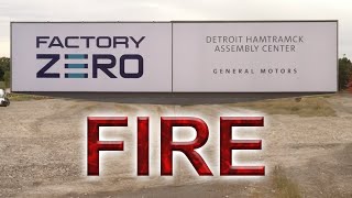 GM Factory Zero Shocking 3rd Alarm Fire [upl. by Ahsimin957]