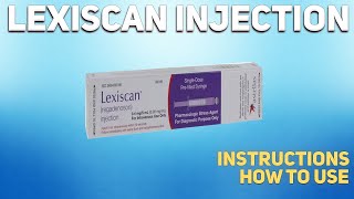 Lexiscan injection how to use Uses Dosage Side Effects Contraindications [upl. by Kat]