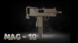 SONIDO de pistola AMETRALLADORA ingram MAC10 [upl. by Inva]