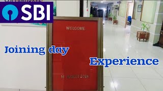 Sbi ja joining day experience ❤️ sbi sbija ibps sbiclerk sbipo ibpsrrb ssc joining [upl. by Mientao861]