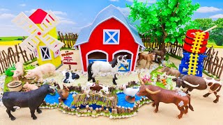 43 Minutes Satisfying Make Horse Barn and Farm Diorama  Cattle Farm  DIY Miniature Farm [upl. by Naahsar386]