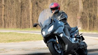 BMW C 650 Sport Test Ride  Review in București [upl. by Sherburn]