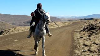 Horseback riding in Lesotho [upl. by Sixla345]