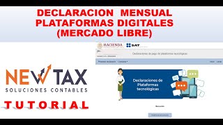 Plataformas digitales declaración mensual 2022 cómo hacerla fácil y rápido [upl. by Kenleigh700]