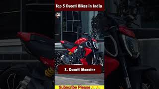 Top 5 Ducati Bikes in India 2024 ❤❤❤❤ shorts short trending Vikku2M [upl. by Neu]