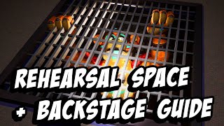 Rehearsal Space  Backstage Mission Guide  FNAF Security Breach Walkthrough Part 5 [upl. by Notnats]