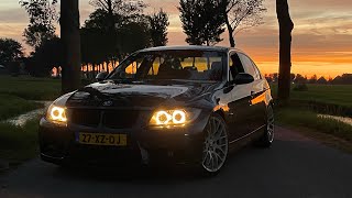 BMW E90 325i N53 rear muffler delete pure sound [upl. by Annawaj]