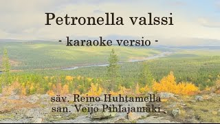 Petronella valssi  karaoke versio [upl. by Vandervelde]